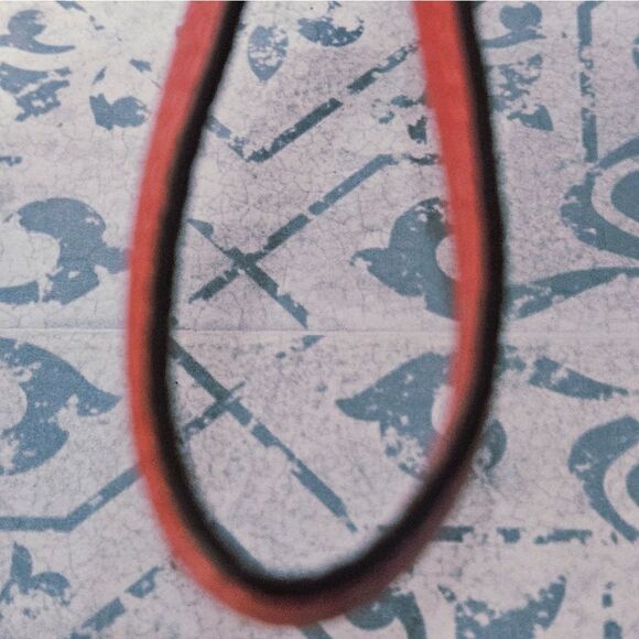 Coach Double Zipper Pocket Wristlet In Musted Red/Rust. EUC - Picture 14 of 16